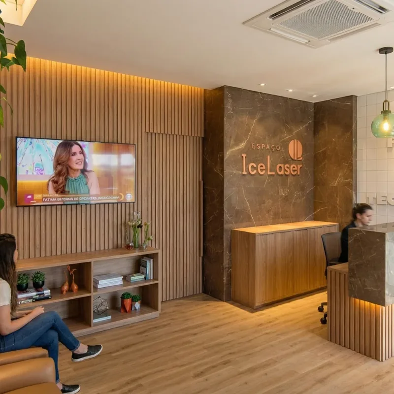 IceLaser — Recepção — Belém, PA | Marco Lima Arquitetura
